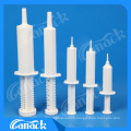 Veterinary Plastic Syringe White Color